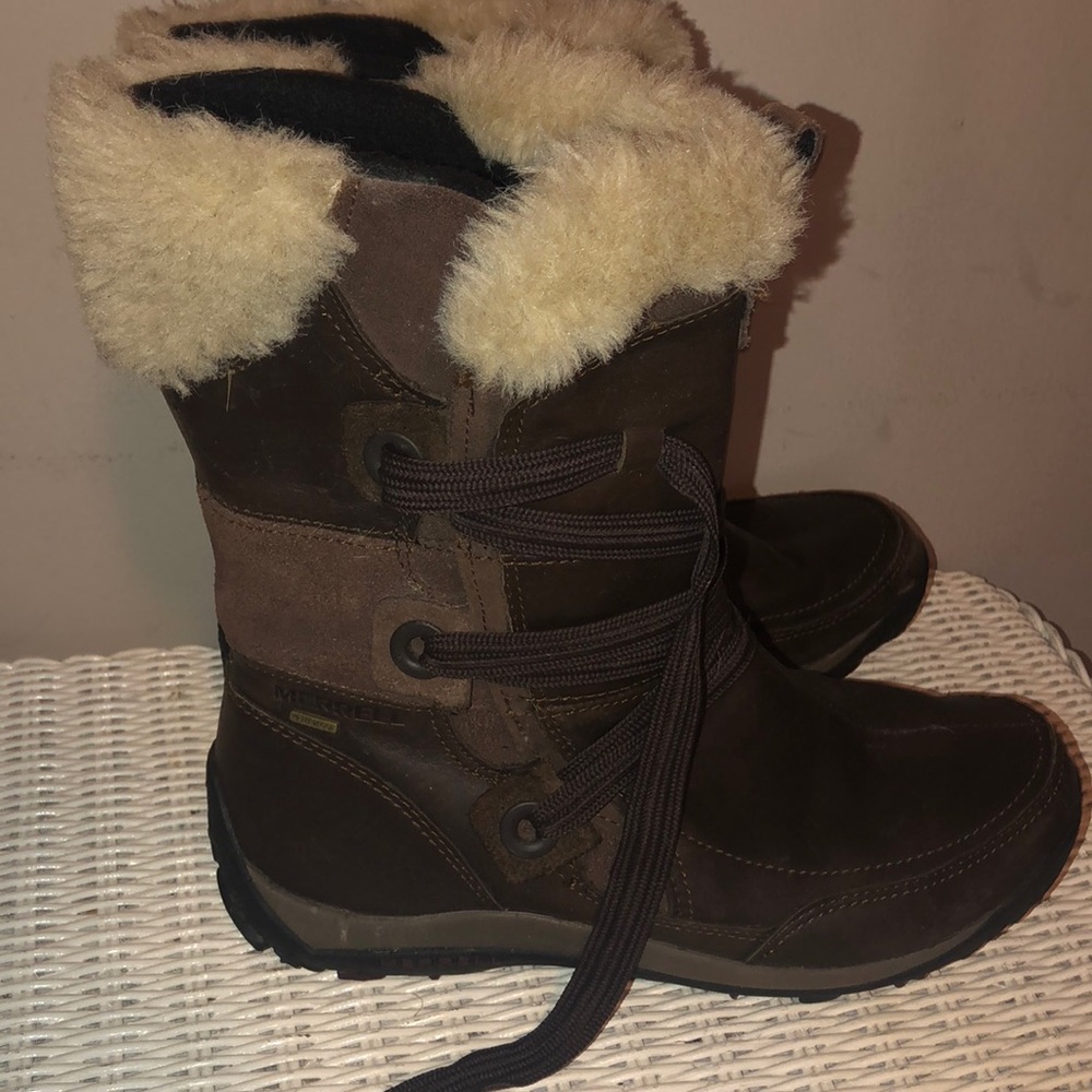 Merrell winter boots waterproof size 10